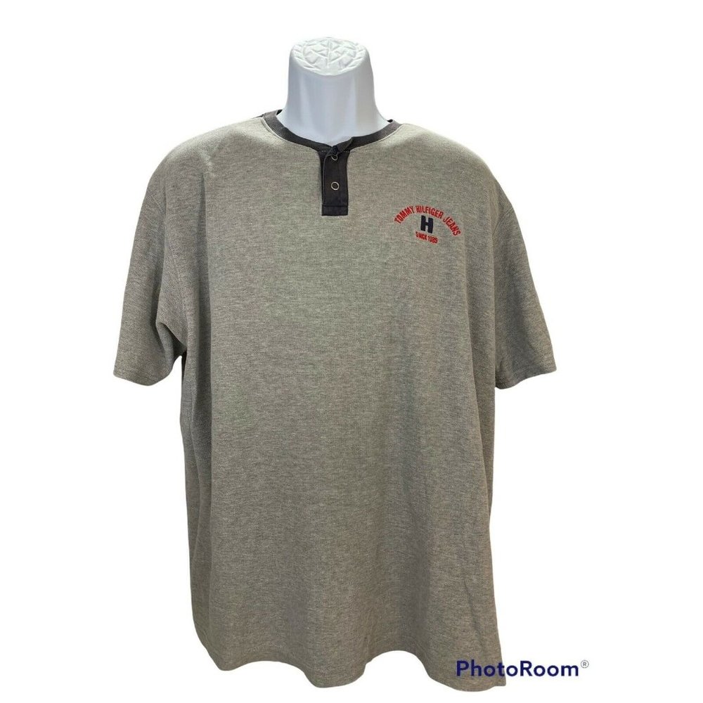 tommy hilfiger jeans front embroiderd design t shirt mens size XL